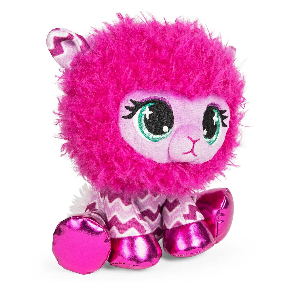 GUND P.Lushes Designer Fashion Pets, Shelly O'Llama, lama en peluche de luxe douce et élégante, rose, 15,2 cm