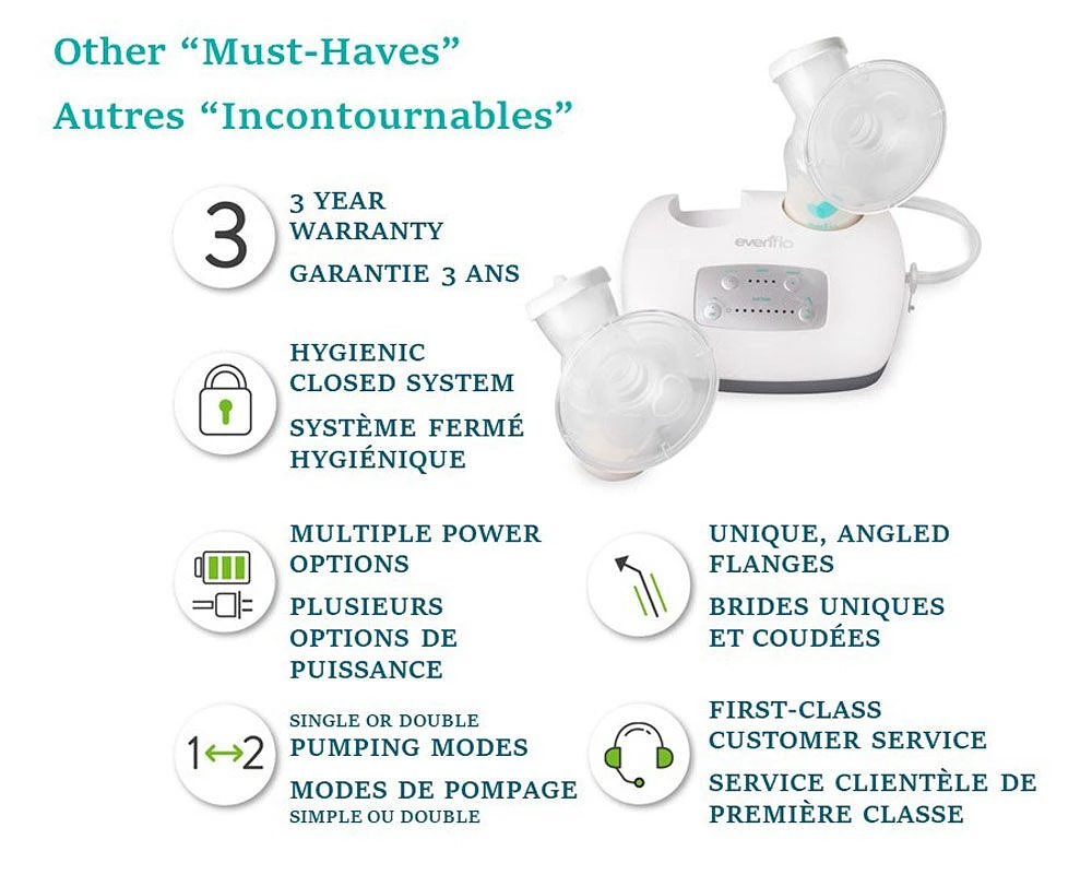 Evenflo Feeding Advanced Double Electric Breast Pump