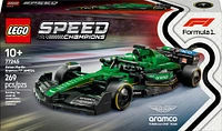 LEGO Speed Champions Voiture de course Aston Martin Aramco F1 AMR24, Ensemble de véhicule et de pilote 77245