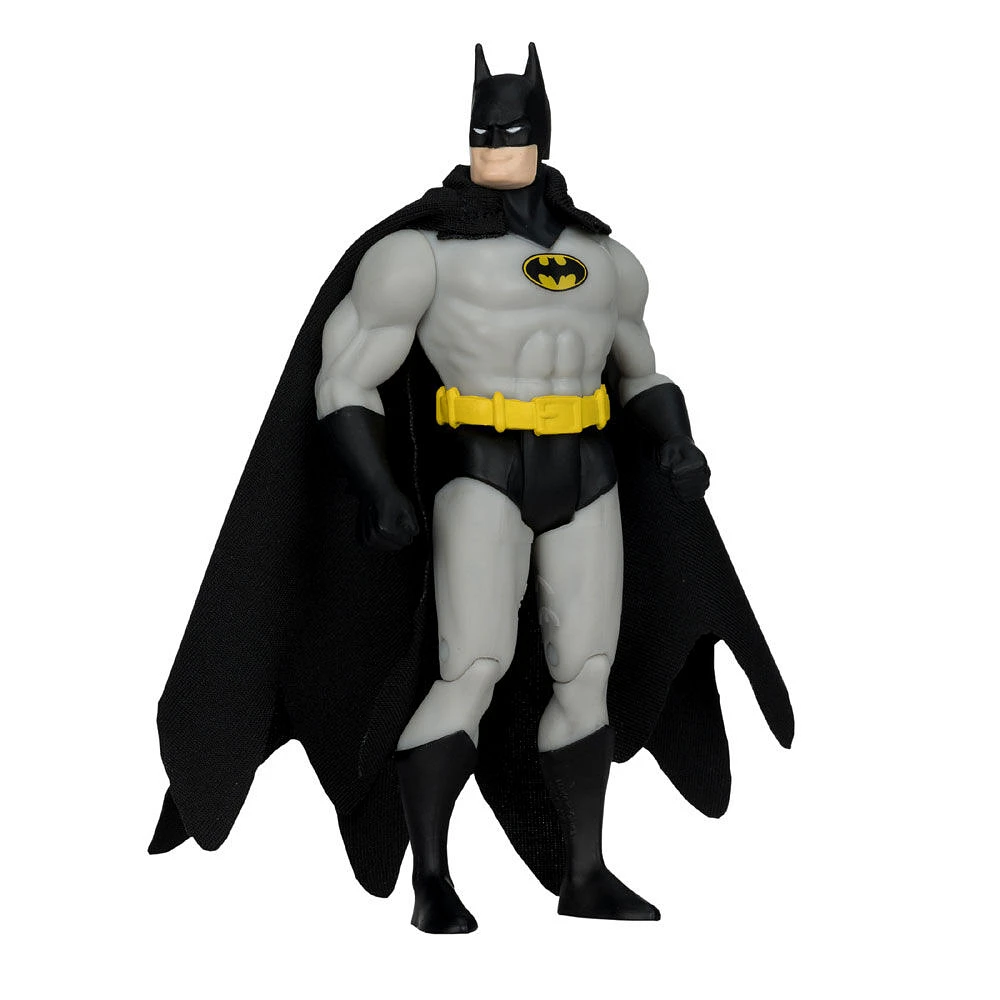 DC Super Powers 4.5 inch Action Figure - Batman (Black and Grey)