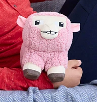Minecraft Pink Sheep Plush Toy, 8-inch Collectible Soft Doll Inspired by A Minecraft Movie