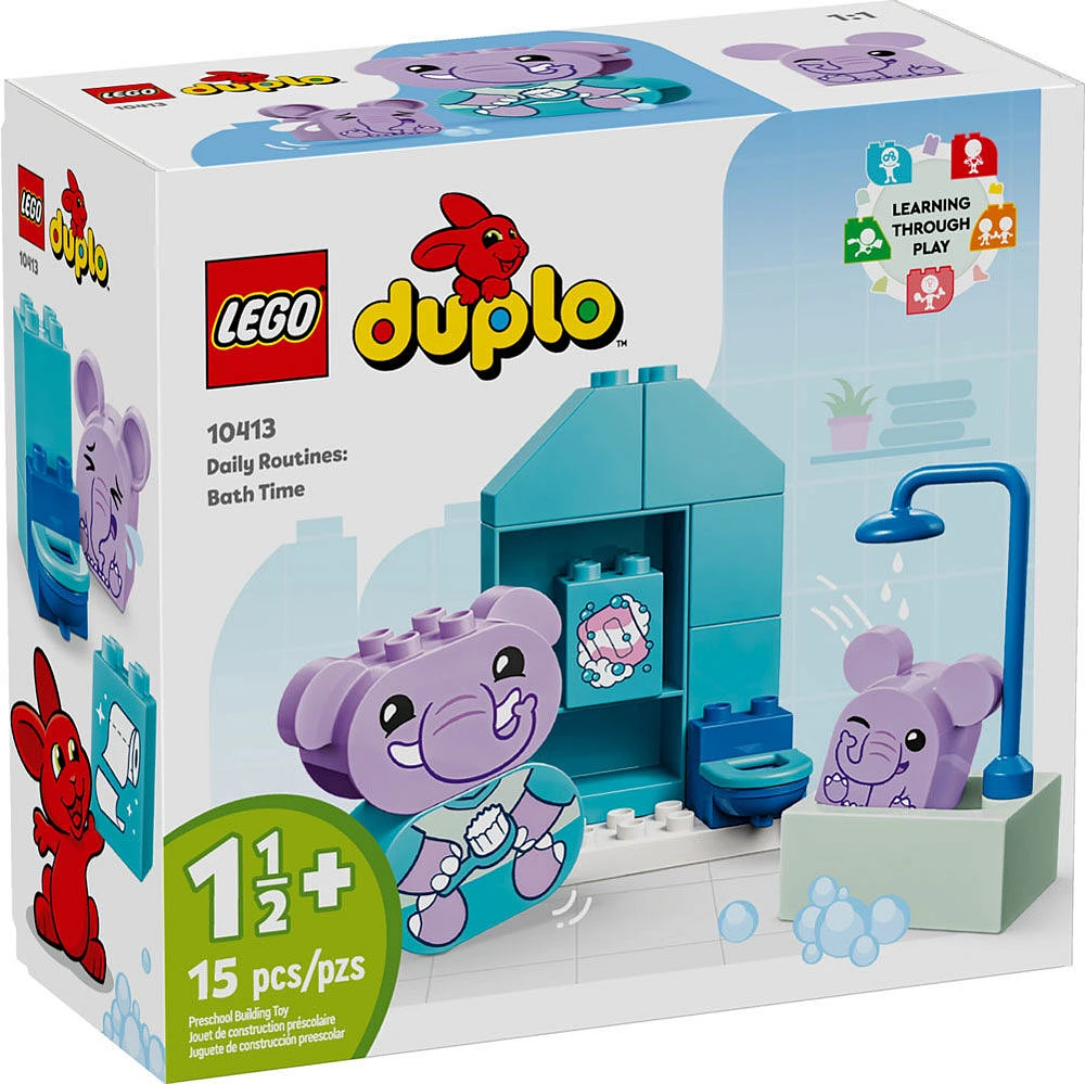 LEGO DUPLO Mes routines quotidiennes : L'heure du bain 10413