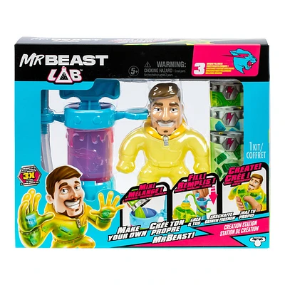 Station de création du laboratoire MrBeast