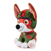 PAW Patrol Jungle Pups, Peluche Tracker de 20,3 cm, animal en peluche