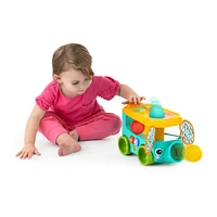 Bright Starts Pop & Roll Safari Bus Ball Play Toy