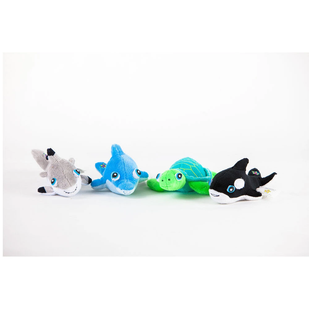 BabyBuddies 5" Mini Plush Light-Up Eyes Sleepy Orly Dolphin Turquoise