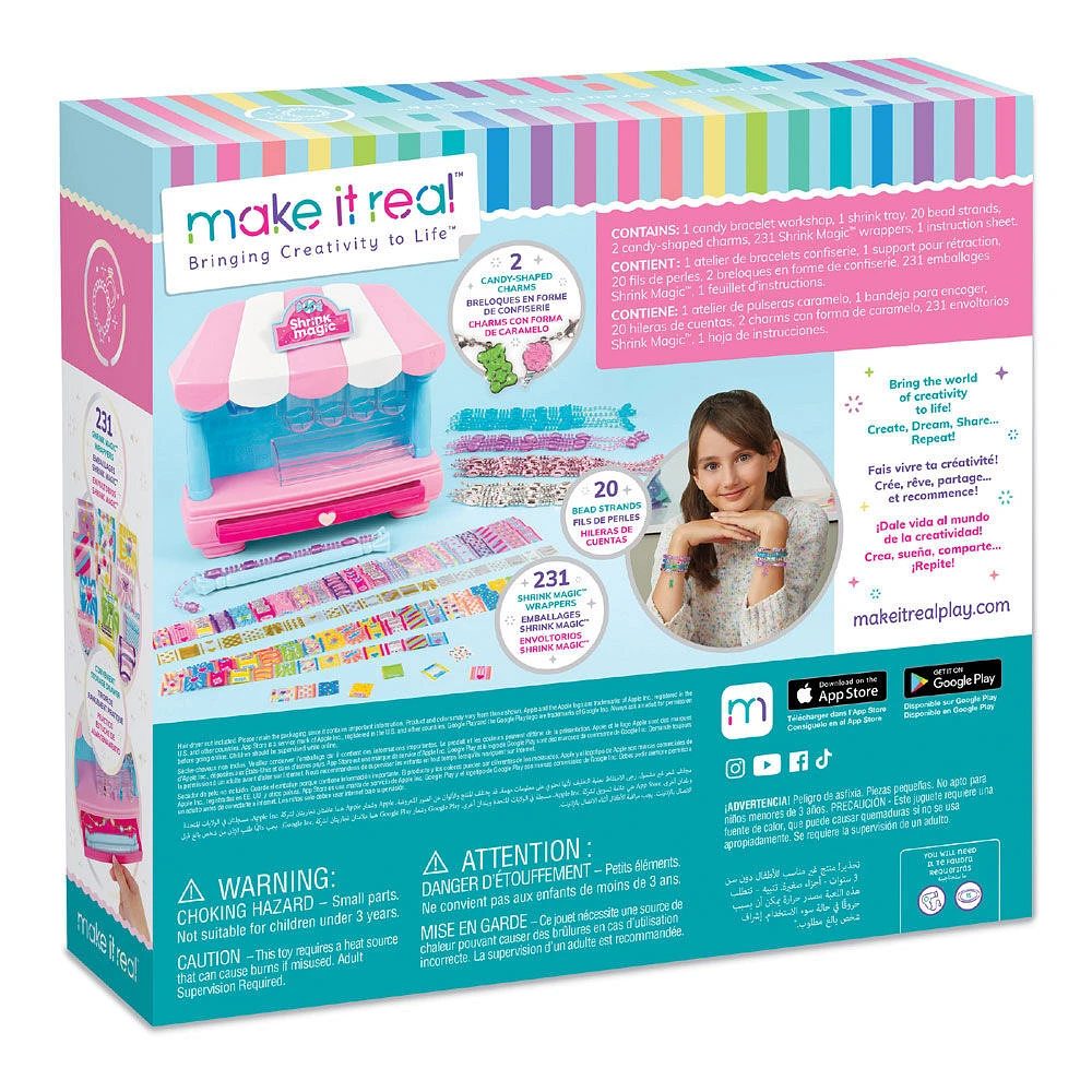 Make it Real Shrink Magic Bracelet Candy Shop Kit