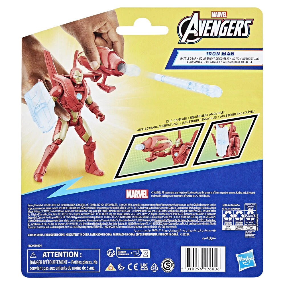 Marvel Avengers Epic Hero Series, Équipement de combat Iron Man, figurine