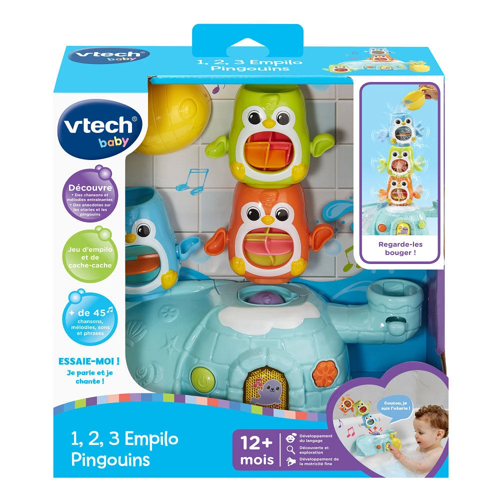 VTech 1, 2, 3 Empilo pingouins - Édition française