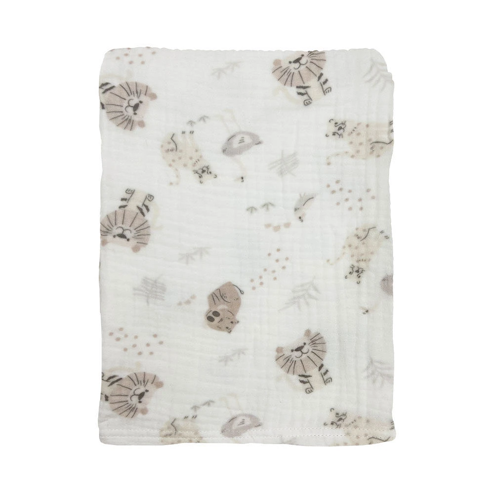 30"X40" Simmons Muslin Blanket Safari