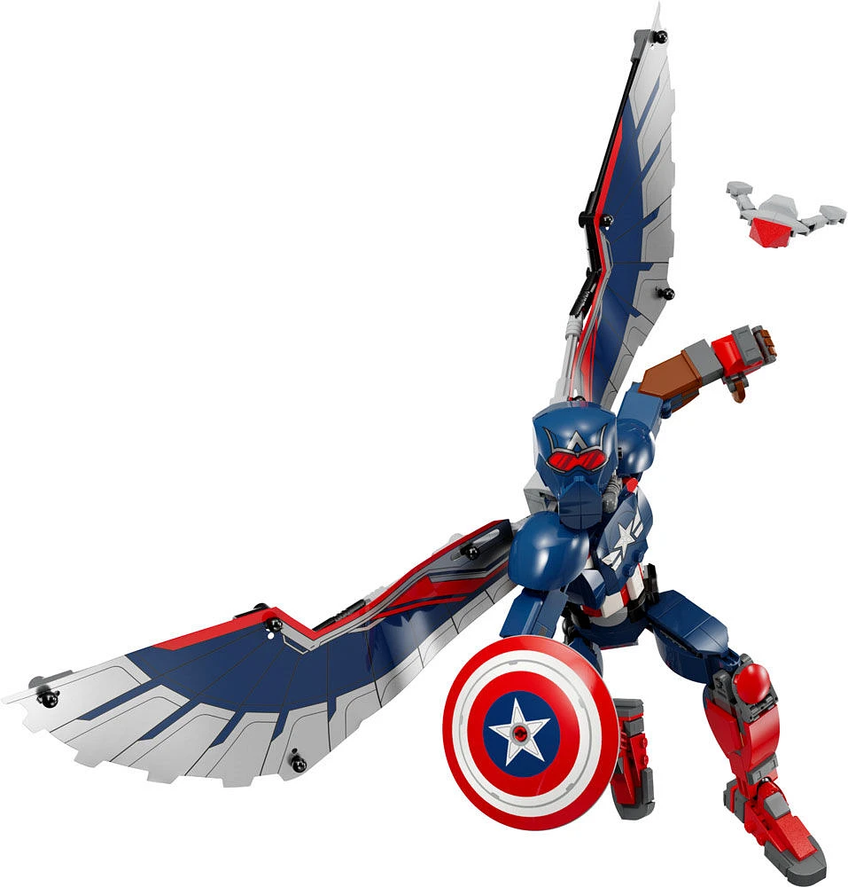 Jouet à construire LEGO Marvel La figurine à construire du nouveau Capitaine America 76296