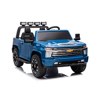 Voltz Toys 12V Chevrolet Silverado, Bleu