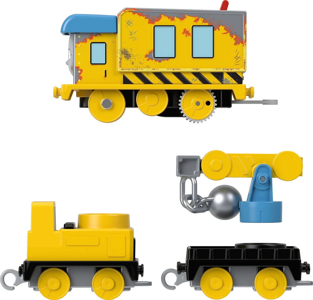 Thomas & Friends Wreck 'n Roll Carly the Crane Motorized Toy Train with Wrecking Ball for Kids