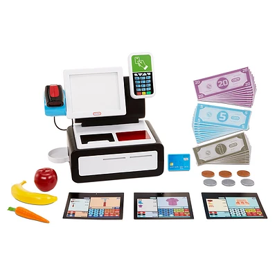 Little Tikes - First Self-Checkout Stand Realistic Cash Register Pretend Play Toy