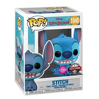 Figurine en Vinyle Lilo and Stitch - Seated Stitch (Flocked) par Funko POP! Lilo and Stitch - Notre exclusivité