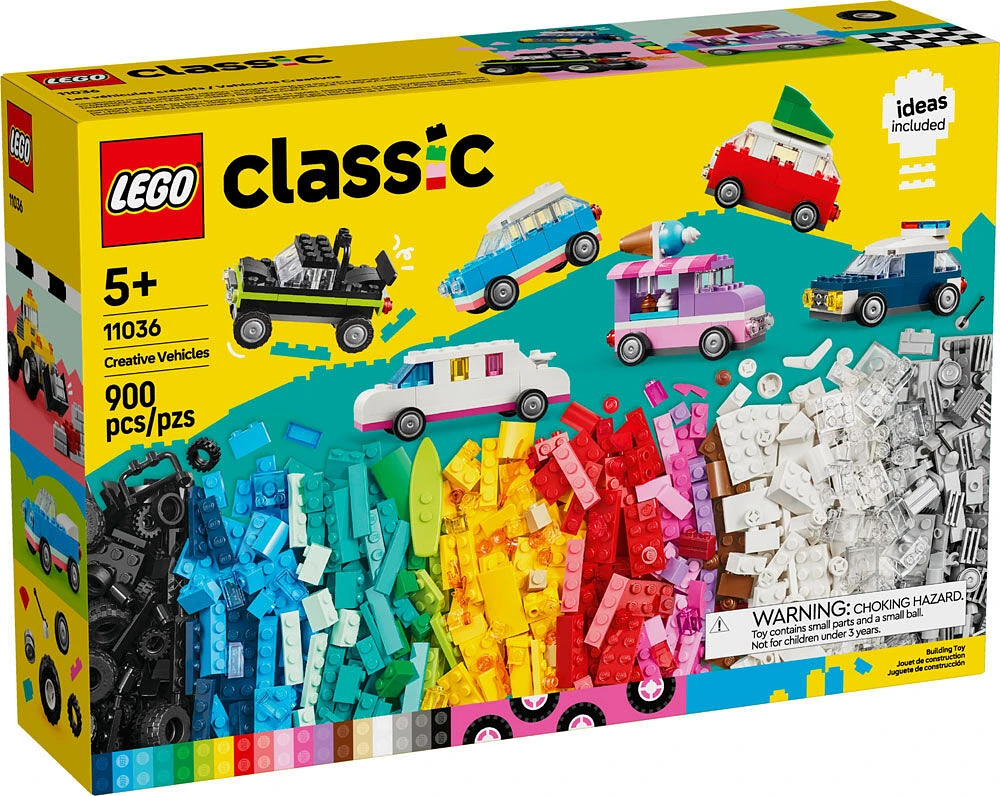 LEGO Classic Creative Vehicles Building Toy Sets with Accessories 11036