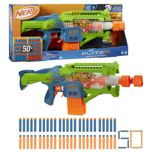 Kit Arma Nerf Elite + Scope + Acessórios +30 Dardos - Mod 20