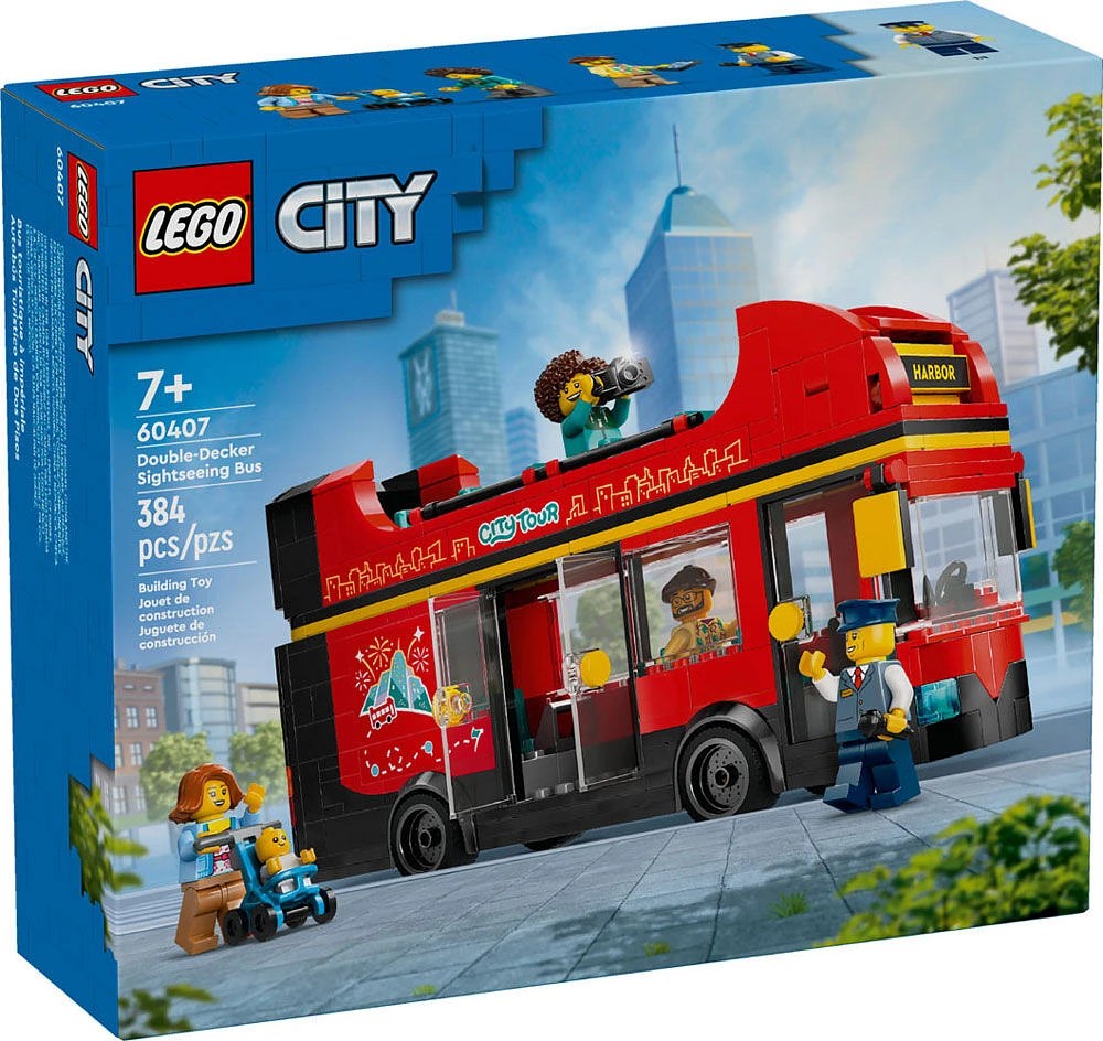 LEGO City Le bus touristique rouge à impériale 60407