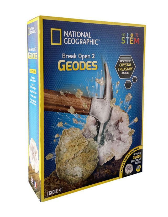 National Geographic Break Open 5 Geodes Starter Kit