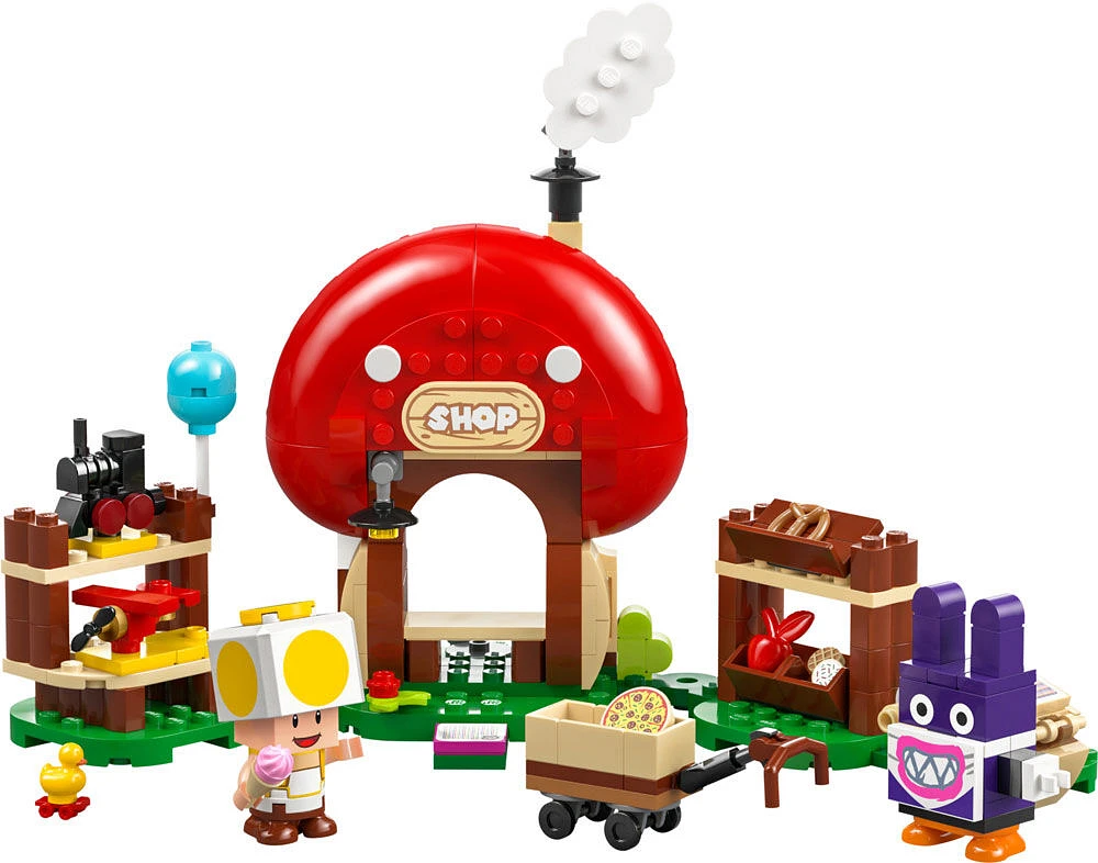 LEGO Super Mario Nabbit at Toad's Shop Expansion Set Build and Display Toy Set 71429