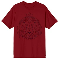 Harry Potter Hogwarts House Gryffindor Red T-Shirt