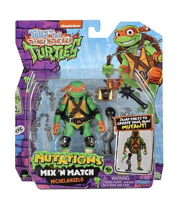 Tales of Teenage Mutant Ninja Turtles: Assortiment de figurines de base Michelangelo de Mutations mix and match