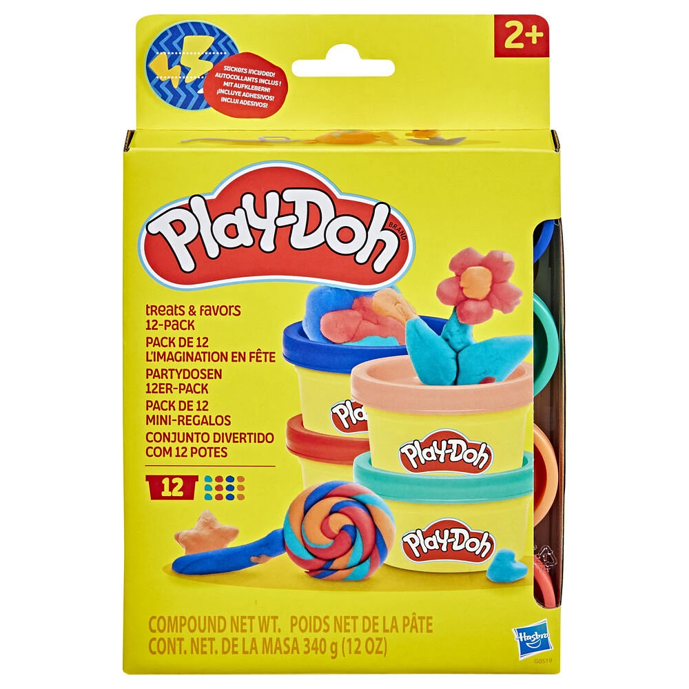 Play-Doh Pack de 12 L'imagination en fête, coffret de pâte à modeler