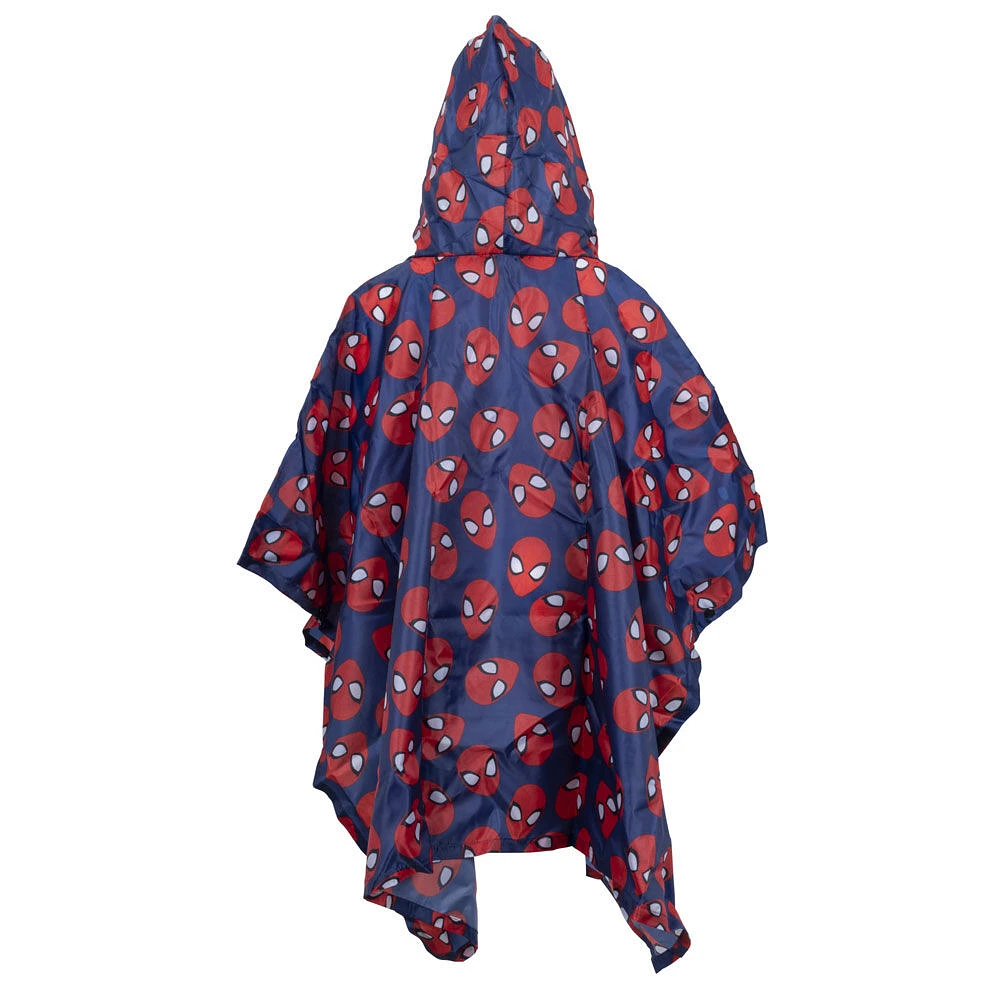 Marvel Poncho Repliable Pour Enfant Spider-Man Rouge