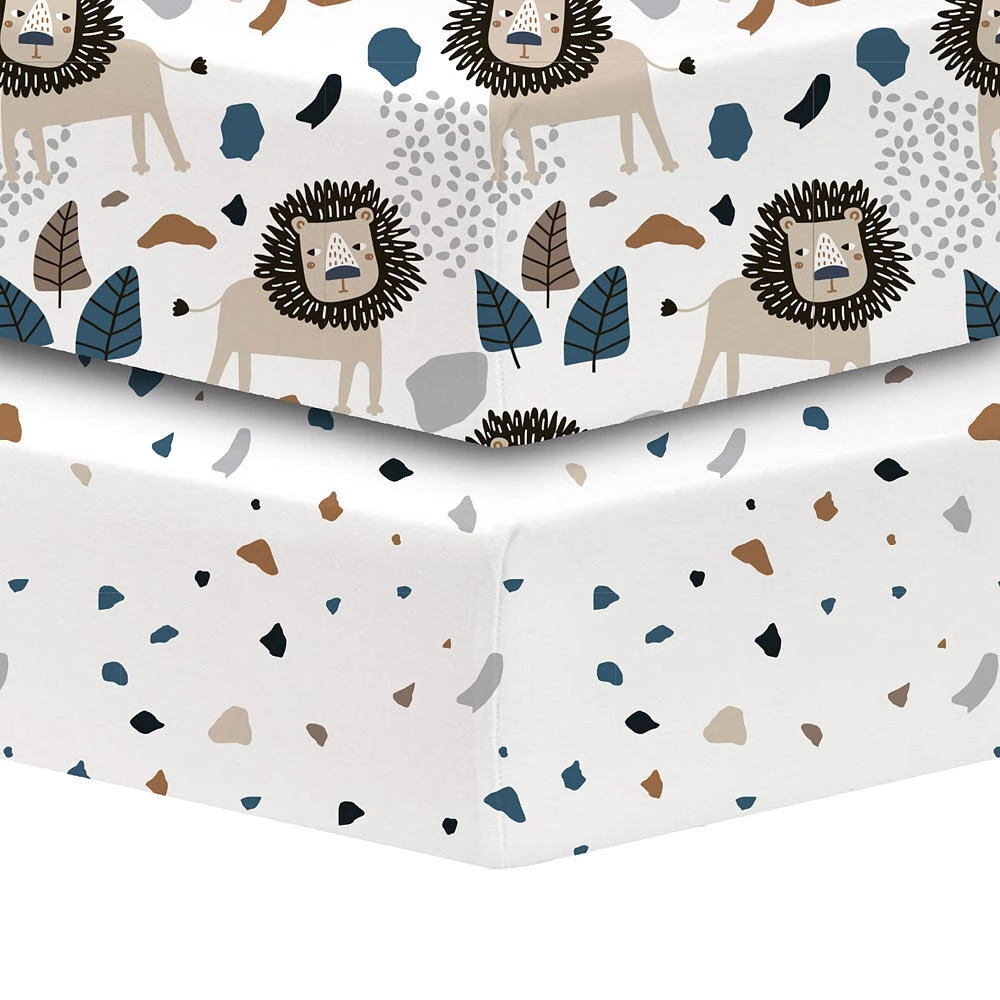 Koala Baby - 2 Piece Flannel Sheets Lion Safari
