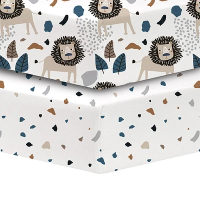 Koala Baby - 2 Piece Flannel Sheets Lion Safari