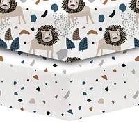 Koala Baby - 2 Piece Flannel Sheets Lion Safari