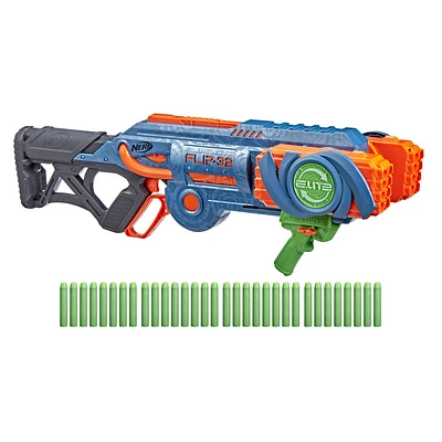 Nerf Elite 2.0 Flipshots Flip-32 Blaster with 32 Dart Barrels That Flip - R Exclusive
