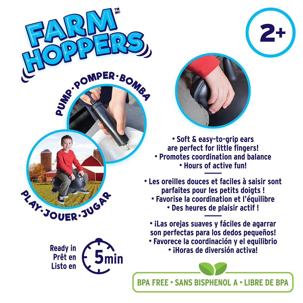 Farm Hoppers - Vache  Noir
