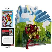 Marvel Iron Man 1:10ème Figure Posée avec Scène - (L'Invincible Iron Man #126)