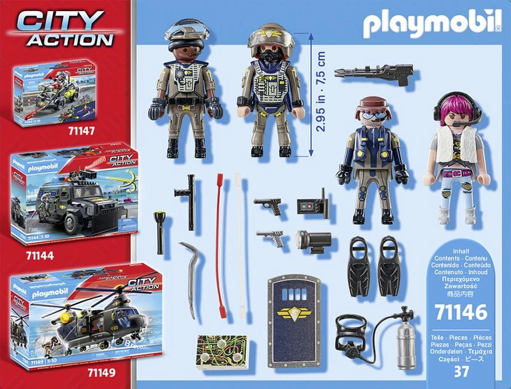 Playmobil - Tactical Police Figure Set