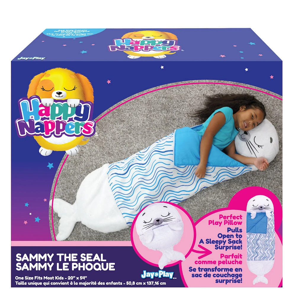 Happy Nappers - Medium - Sammy the White Seal