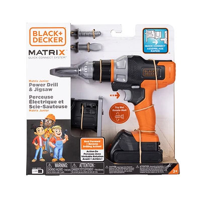  Perceuse Matrix junior de Black & Decker avec accessoire