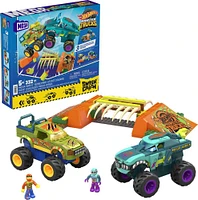 MEGA-Hot Wheels Monster Trucks-Tremplin Osseux Chocs et Fracas-Coffret