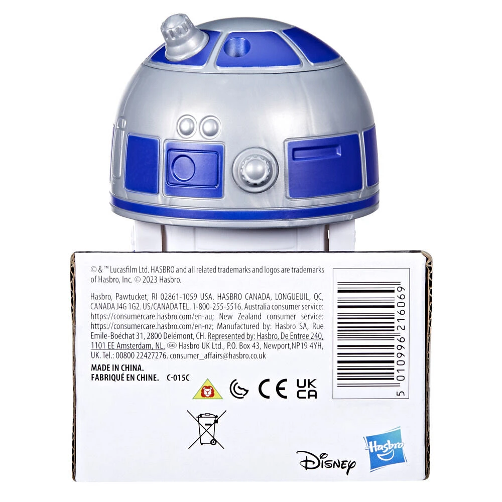 Star Wars Droidables R2-D2, 4" Star Wars Electronic Figure, Star Wars Toys for Kids