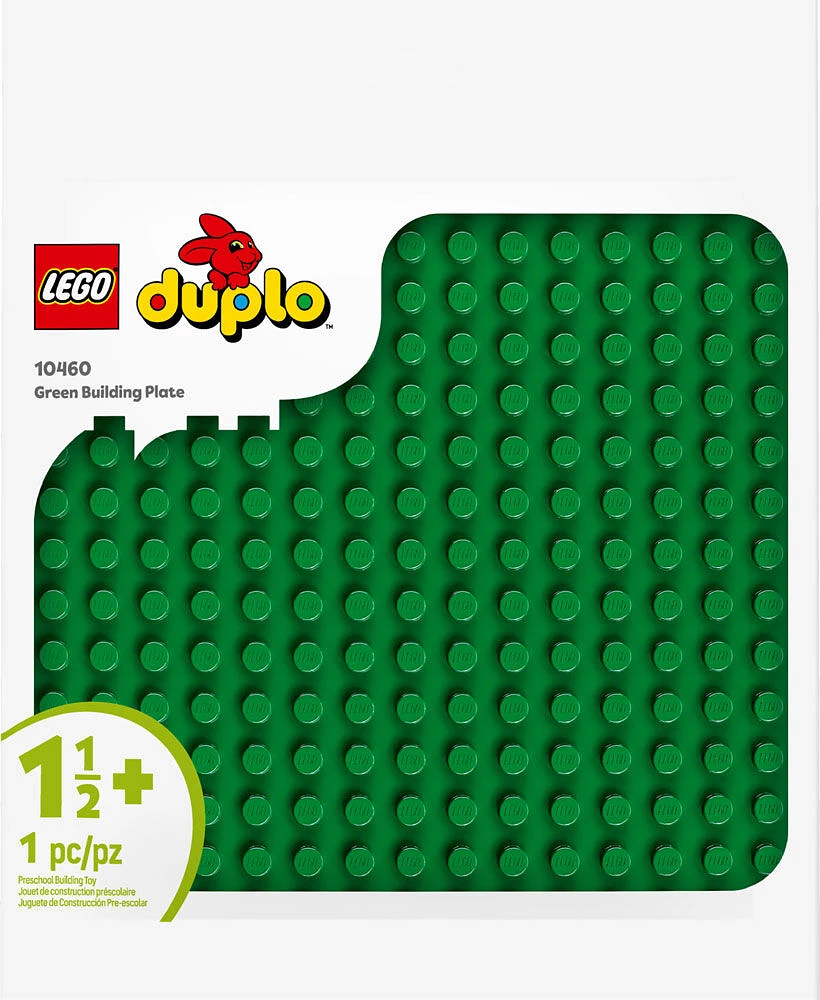 LEGO DUPLO Green Building Plate - Learning and Educational Building Toy for Toddlers and Preschoolers - 10460