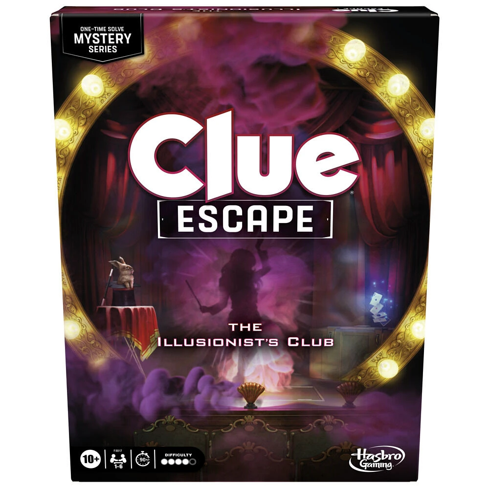 Clue Escape : Le Club des Illusionnistes, jeu d'enquête façon Escape Game - Édition anglaise