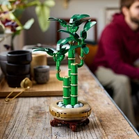 LEGO Botanique Le bambou de la chance, Décoration de plante, Cadeau pour les femmes, les hommes et les amoureux de la nature 10344