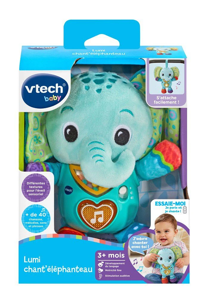 VTech Baby Cuddle & Sing Elephant - French Edition