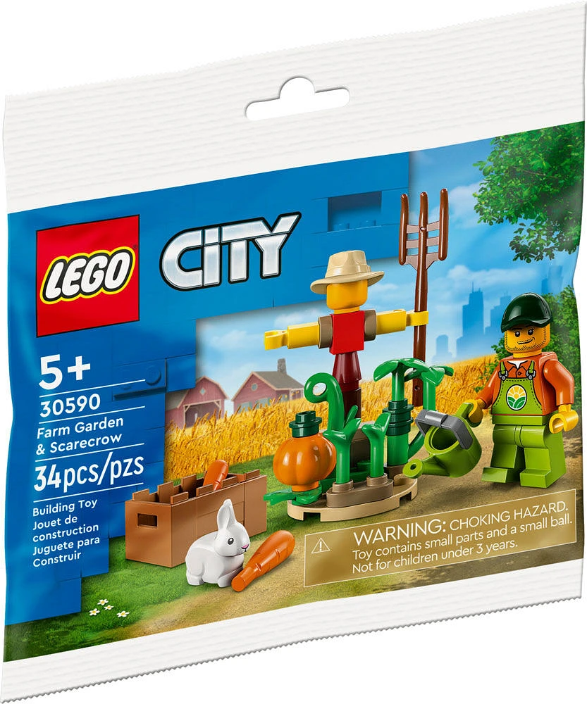 LEGO City Farm Garden and Scarecrow 30590