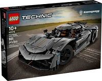 LEGO Technic Koenigsegg Jesko Absolut Gray Hypercar Building Set for Kids 42173