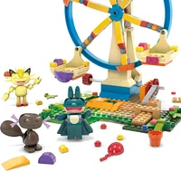 MEGA Pokémon Ferris Wheel Fun Building Toy Kit, with 4 Action Figures (393 Pieces) for Kids