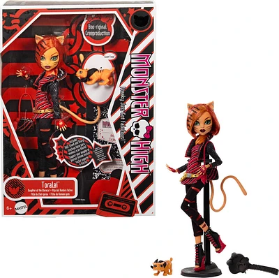 Monster High Boo-riginal Creeproduction Toralei Doll with Diary, Doll Stand and Pet