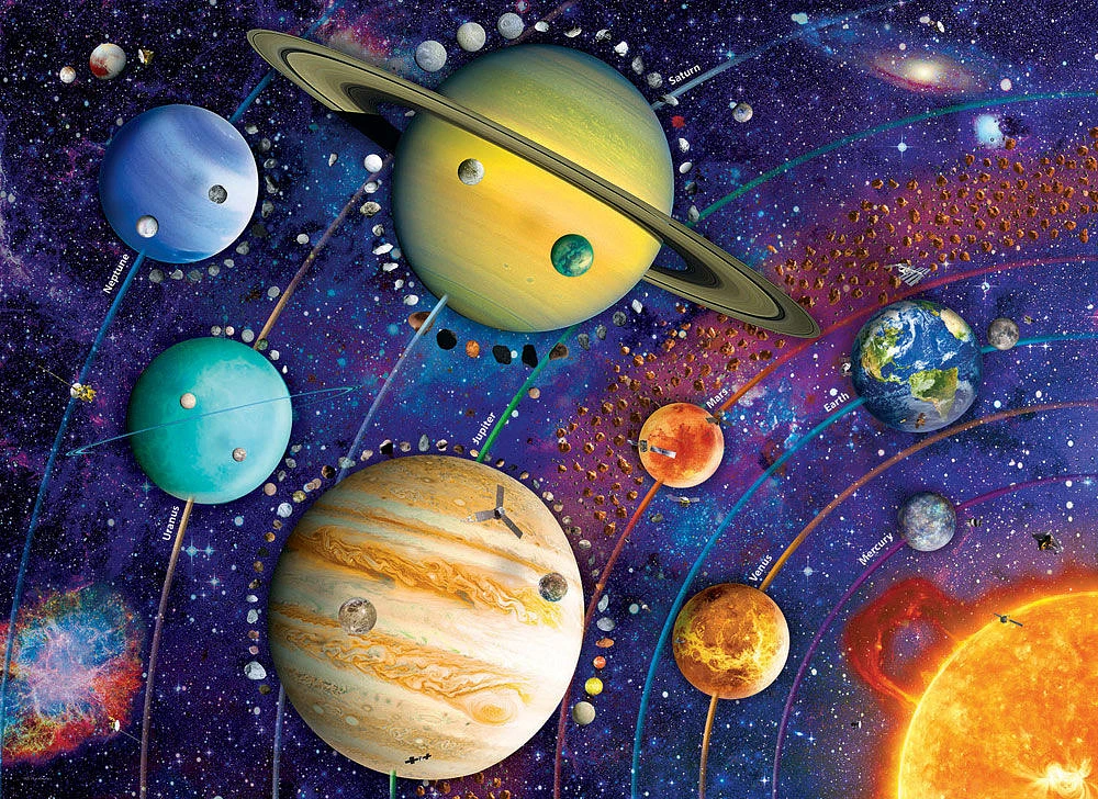 Eurographics 1000 Piece Planets Of The Solar System Puzzle