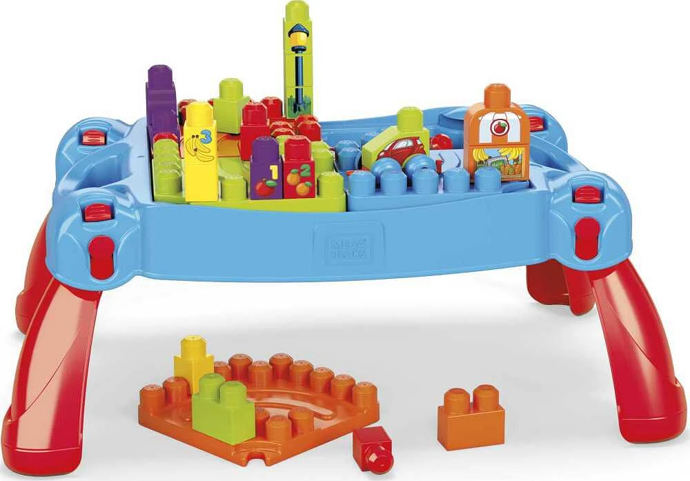 Mega Bloks - Table d'apprentissage et de construction.