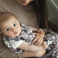 Perlimpinpin-Plush Sleep bag-PANDAS (1,5 TOG) - 0-6 months